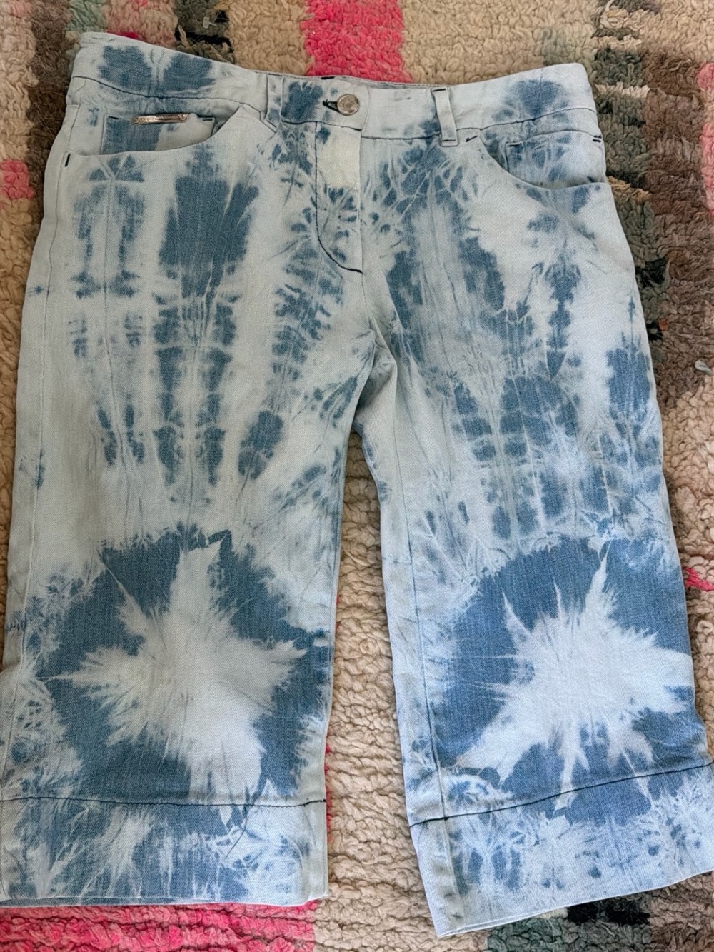 Dolce & Gabbana Light Blue Denim capri denim